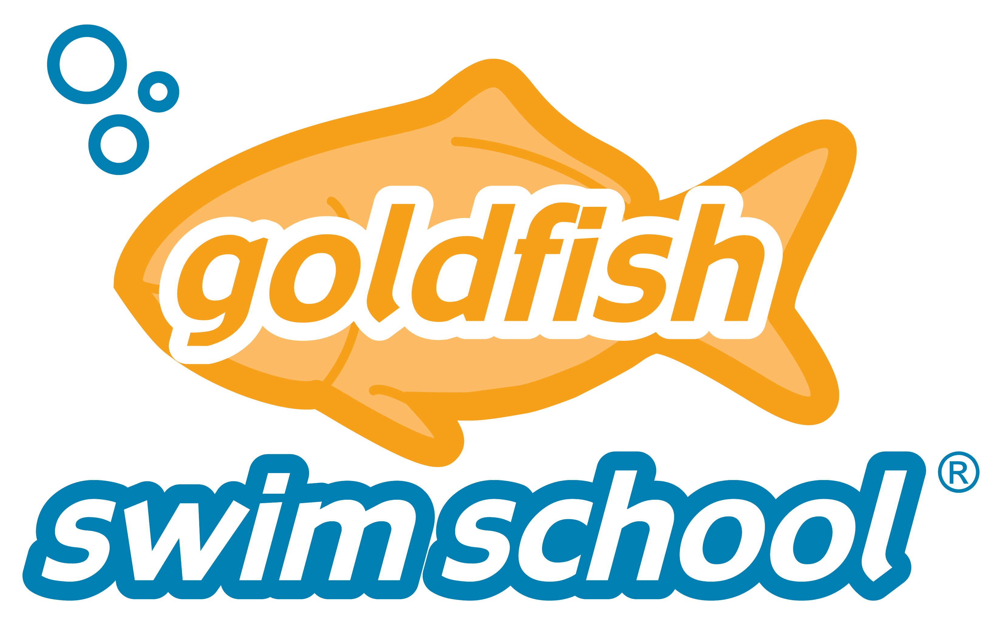Goldfish swim school logo